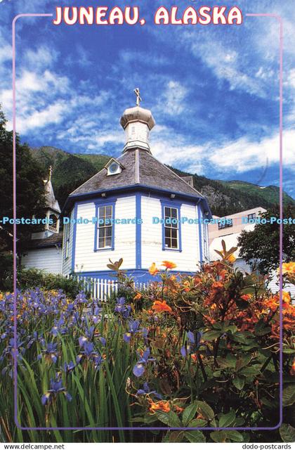 D185453 Alaska. Juneau. St. Nicholas Russian Orthodox Church. Arctic Circle Ente