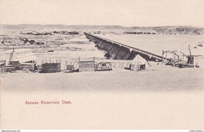 EGYPT - Assuan, Reservoir Dam, Postcard