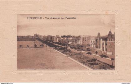 * EGYPT - Heliopolis - Vue d'Avenue des Pyramides