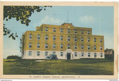 PC10857 St. Josephs Hospital. Estevan. Saskatchewan. Photogelatine. 1947