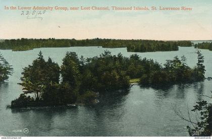 PC18732 In the Lower Admiralty Group near Lost Channel. Thousand Islands. St. La