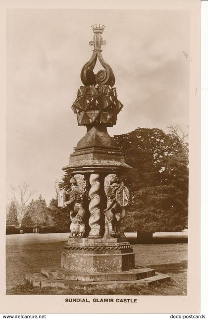 PC25523 Sundial. Glamis Castle. Thomas L. Brown. Angus series