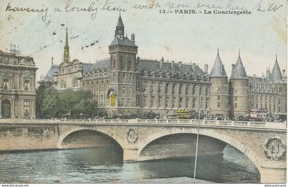 PC27111 Paris. La Conciergerie. No 13. 1907