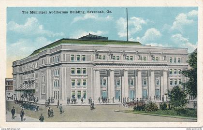 PC30141 The Municipal Auditorium Building. Savannah. Ga. E. C. Kropp