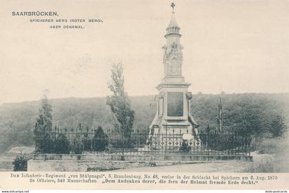 PC31274 Saarbrucken. Spicherer Berg. Roter Berg. H. Zickwolff