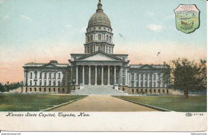 PC34360 Kansas State Capitol. Topeka. Kan. 1910