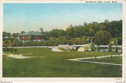 PC37575 Kearsley Park. Flint. Mich. C. E. Butler. B. Hopkins