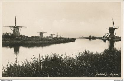 PC37863 Kinderdijk. Molens. Gebrs Verloop. B. Hopkins