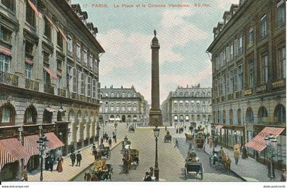 PC39486 Paris. La Place et la Colonne Vendome. ND. No 17