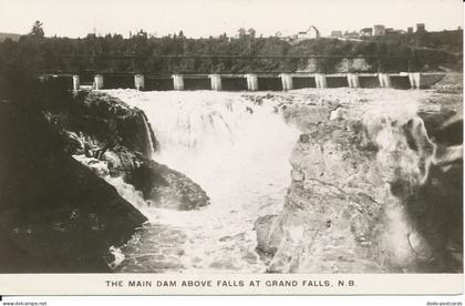 PC39625 The Main Dam Above Falls at Grand Falls. N. B