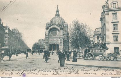 PC42813 Paris. Eglise St. Augustin. 1902. B. Hopkins