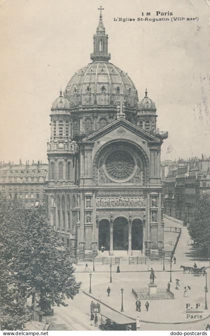 PC43699 Paris. L Eglise St. Augustin. 1910