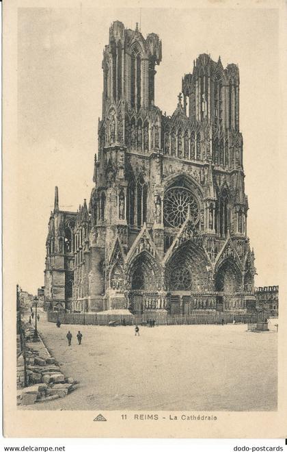 PC47349 Reims. La Cathedrale. Reims Cathedrale