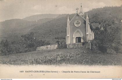 PC49503 Saint Cergues. Chapelle de Notre Dame de Chermont. No 1463. B. Hopkins