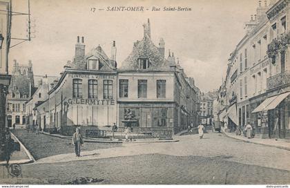 PC49752 Saint Omer. Rue Saint Bertin. B. Hopkins