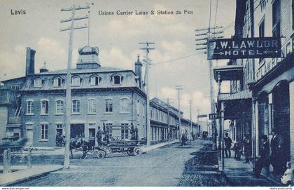 PC49775 Levis. Usines Carrier Laine and Station du Feu