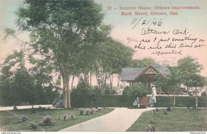 PC52054 Summer House. Ottawa Improvement. Bank Street. Ottawa. Ont. Copp. 1906