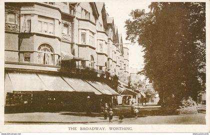 PC76695 The Broadway. Worthing. 1917