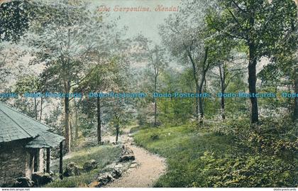 R000006 The Serpentine. Kendal. Valentine. 1907