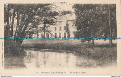 R004739 Auvergne. Environs d Aigueperse. Chateau de Jayet. La Cigogne