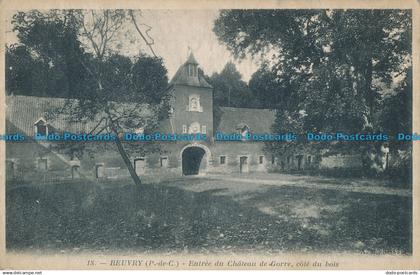 R015034 Beuvry. Entree du Chateau de Gorre Cote du Bois. B. Hopkins