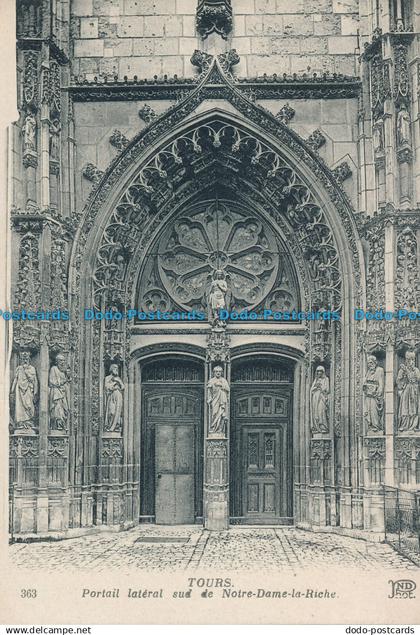 R019855 Tours. Portail Lateral Sud de Notre Dame la Riche. Neurdein. No 363