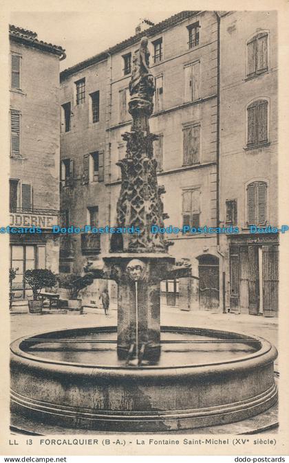 R023251 Forcalquier. La Fontaine Saint Michel. Photomecaniques