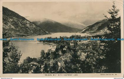 R027787 Nelson B. C. with Kootenay Lake. Nelson. No 16. RP. 1932