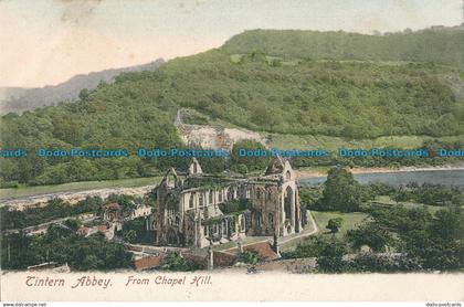 R028101 Tintern Abbey. From Chapel Hill. Frith. 1904