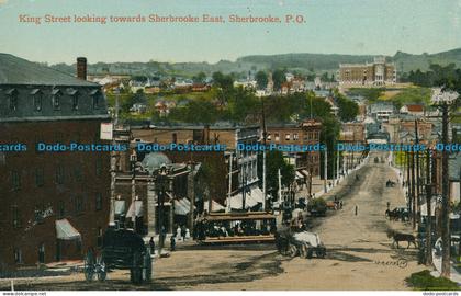 R032420 King Street Looking Towards Sherbrooke East. Sherbrooke. P. O. Valentine