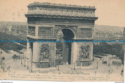 R035642 Paris. Arc de Triomphe de l Etoile