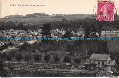 R052130 Songeons. Vue Generale. A. L Hoste. 1934