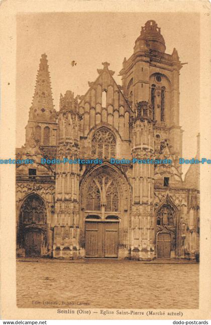 R057069 Senlis. Eglise Saint Pierre. Marche Actuel