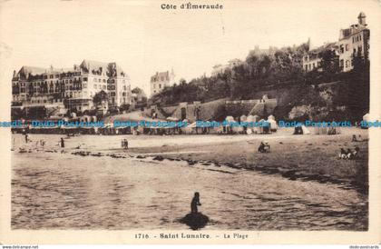 R060610 Saint Lunaire. La Plage. Laurent Nel. No 1716. B. Hopkins