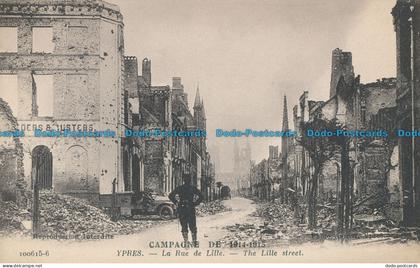 R062164 Ypres. The Lille Street. Antony