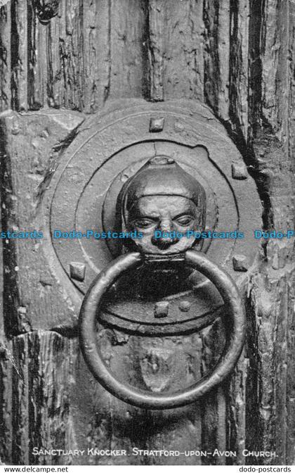 R074174 Sanctuary Knocker. Stratford Upon Avon Church