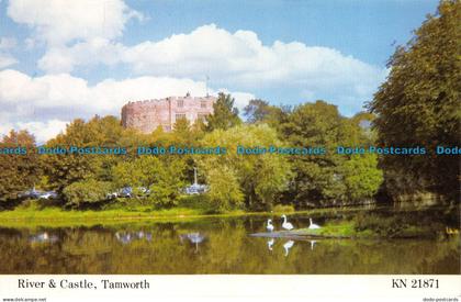 R081836 River and Castle. Tamworth. Kingsley