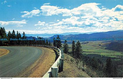 R081865 McDonald Pass. Bob Anderson Postcards. Plastichrome. John Flinn