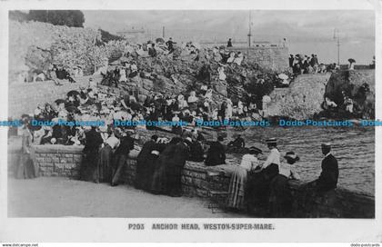 R092566 Anchor Head. Weston Super Mare. 1908