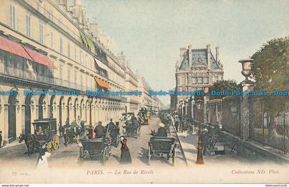 R094411 Paris. La Rue de Rivoli