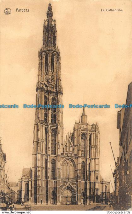 R099251 Anvers. La Cathedrale. Nels. Serie Anvers No. 290. 1913