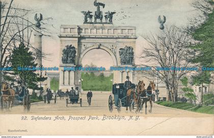 R132130 Defenders Arch. Prospect Park. Brooklyn. N. Y. Rotograph. 1907. B. Hopki