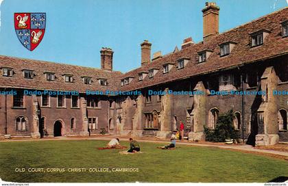 R133068 Old Court Corpus Christi College. Cambridge. Salmon. 1968