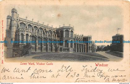 R136167 Lower Ward. Windsor Castle. Windsor. Stengel. 4442. 1905