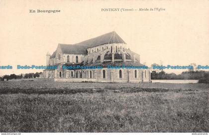 R136707 En Bourgogne. Pontigny Yonne. Abside de lEglise