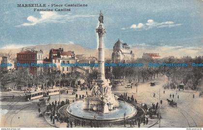 R137606 Marseille. Place Castellane. Fontaine Cantini