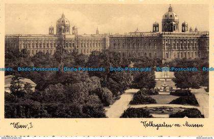 R155935 Wien I. Volksgarten m. Museen