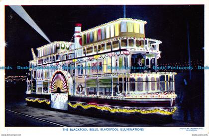 R156211 The Blackpool Belle. Blackpool Illuminations. Saidman Bros. 1962