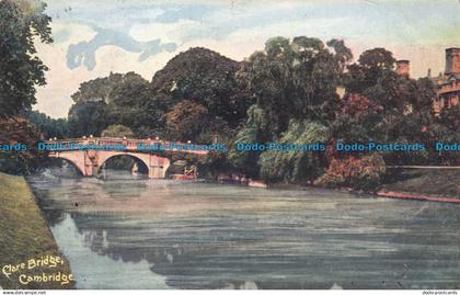 R160831 Clare Bridge. Cambridge. 1907