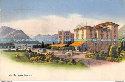 R177760 Hotel Terrasse Lugano. A. Trub. 1923